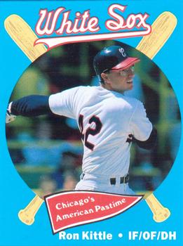 1989 Coca-Cola Chicago White Sox  #15 Ron Kittle Front