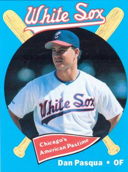 1989 Coca-Cola Chicago White Sox  #19 Dan Pasqua Front