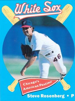 1989 Coca-Cola Chicago White Sox  #24 Steve Rosenberg Front