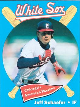 1989 Coca-Cola Chicago White Sox  #25 Jeff Schaefer Front