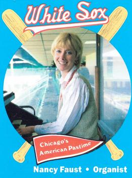 1989 Coca-Cola Chicago White Sox  #29 Nancy Faust Front