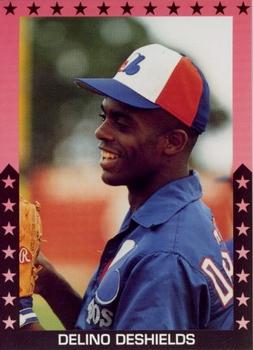 1990 Baseballs Hottest Hitters (unlicensed) #NNO Delino DeShields Front