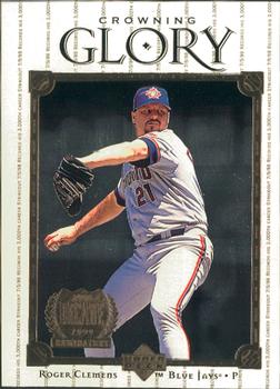 1999 Upper Deck - Crowning Glory #CG1 Roger Clemens / Kerry Wood  Front