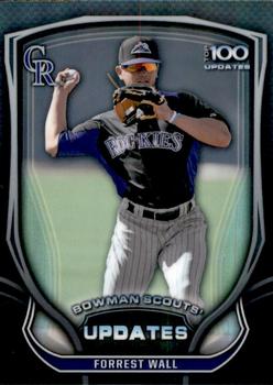 2015 Bowman Chrome - Bowman Scouts' Updates #BSU-FW Forrest Wall Front