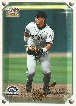 1998 Pacific Invincible - Gems of the Diamond #144 Andres Galarraga Front