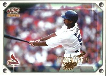 1998 Pacific Invincible - Gems of the Diamond #206 Willie McGee Front