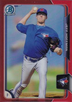 2015 Bowman Chrome - Prospects Red Refractors #BCP236 Jeff Hoffman Front