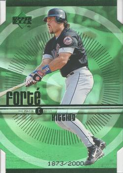 1999 Upper Deck - Forté Double #F16 Mike Piazza  Front