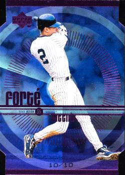 1999 Upper Deck - Forté Home Run #F17 Derek Jeter  Front
