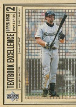 1999 Upper Deck - Textbook Excellence #T12 Jeff Bagwell  Front