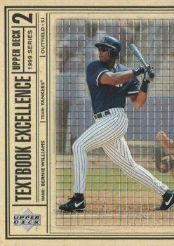 1999 Upper Deck - Textbook Excellence #T16 Bernie Williams  Front