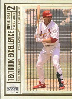 1999 Upper Deck - Textbook Excellence #T21 Mark McGwire  Front