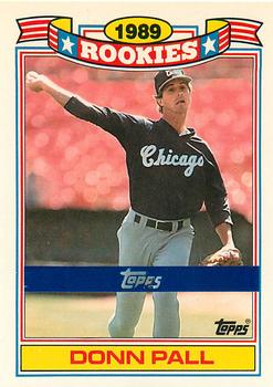 1990 Topps - Rookies Foil Test #23 Donn Pall Front