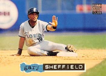 1994 Topps - Superstar Samplers Stadium Club #4 Gary Sheffield Front