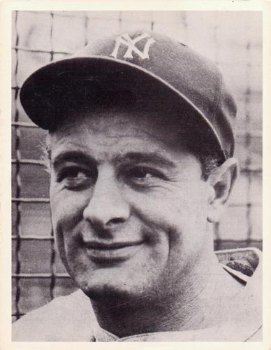 1974 Capital Publishing #2 Lou Gehrig Front