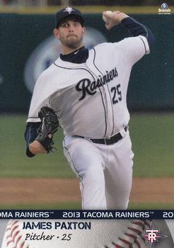 2013 Brandt Tacoma Rainiers #19 James Paxton Front