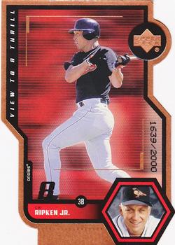 1999 Upper Deck - View to a Thrill Double #V7 Cal Ripken Jr.  Front