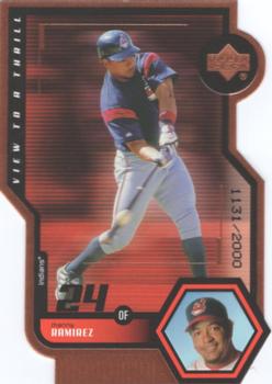 1999 Upper Deck - View to a Thrill Double #V11 Manny Ramirez  Front