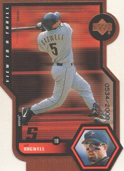 1999 Upper Deck - View to a Thrill Double #V14 Jeff Bagwell  Front