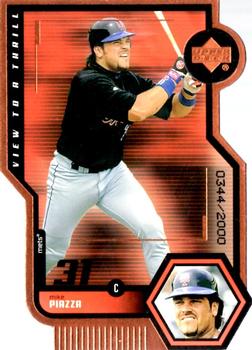 1999 Upper Deck - View to a Thrill Double #V17 Mike Piazza  Front