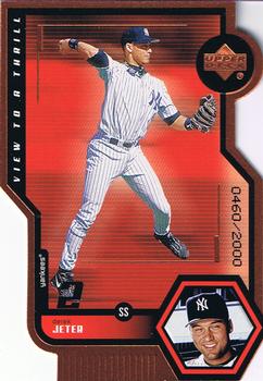 1999 Upper Deck - View to a Thrill Double #V19 Derek Jeter  Front