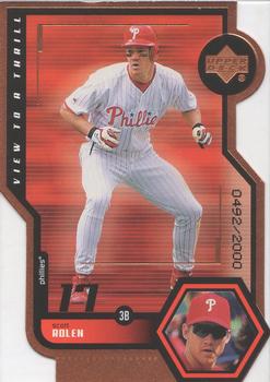 1999 Upper Deck - View to a Thrill Double #V22 Scott Rolen  Front