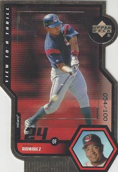 1999 Upper Deck - View to a Thrill Triple #V11 Manny Ramirez  Front