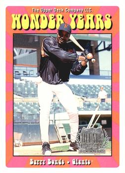 1999 Upper Deck - Wonder Years Double #WY4 Barry Bonds  Front