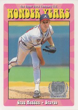 1999 Upper Deck - Wonder Years Double #WY17 Greg Maddux  Front