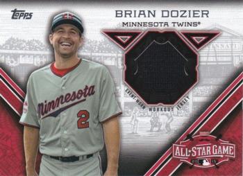 2015 Topps Update - All-Star Stitches #STIT-BD Brian Dozier Front