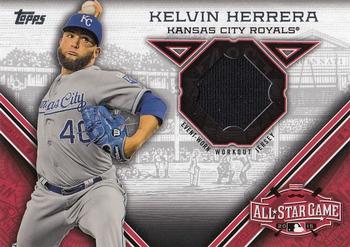 2015 Topps Update - All-Star Stitches #STIT-KH Kelvin Herrera Front