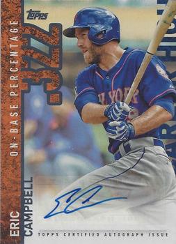 2015 Topps Update - Career High Autographs #CHA-EC Eric Campbell Front