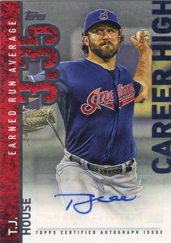 2015 Topps Update - Career High Autographs #CHA-TH T.J. House Front