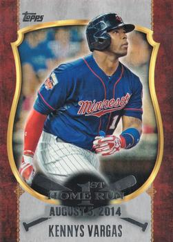 2015 Topps Update - First Home Run Silver #FHR-26 Kennys Vargas Front