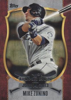 2015 Topps Update - First Home Run Silver #FHR-28 Mike Zunino Front