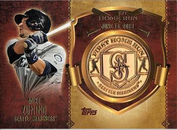 2015 Topps Update - First Home Run Medallion #FHRM-5 Mike Zunino Front