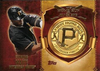 2015 Topps Update - First Home Run Medallion #FHRM-26 Starling Marte Front