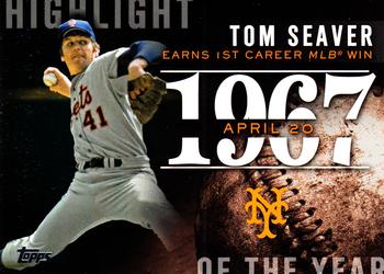 2015 Topps Update - Highlight of the Year #H-72 Tom Seaver Front