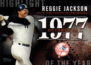 2015 Topps Update - Highlight of the Year #H-77 Reggie Jackson Front