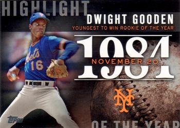 2015 Topps Update - Highlight of the Year #H-79 Dwight Gooden Front