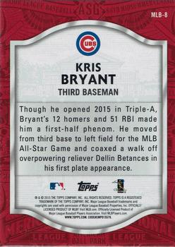 2015 Topps Update - MLB All-Star Game Access #MLB-8 Kris Bryant Back