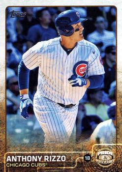 2015 Topps Update - Pride and Perseverance #PP-12 Anthony Rizzo Front
