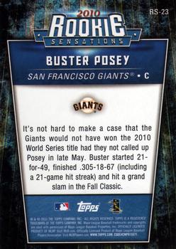 2015 Topps Update - Rookie Sensations #RS-23 Buster Posey Back