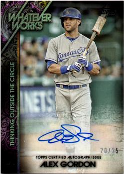 2015 Topps Update - Whatever Works Autographs #WWA-AG Alex Gordon Front