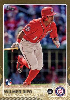 2015 Topps Update - Gold #US2 Wilmer Difo Front