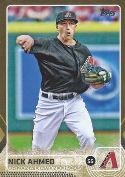 2015 Topps Update - Gold #US57 Nick Ahmed Front