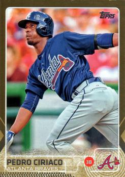 2015 Topps Update - Gold #US218 Pedro Ciriaco Front