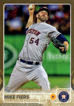 2015 Topps Update - Gold #US351 Mike Fiers Front