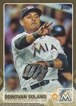 2015 Topps Update - Gold #US390 Donovan Solano Front