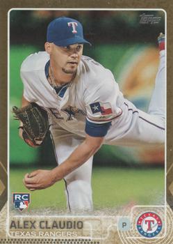 2015 Topps Update - Gold #US8 Alex Claudio Front
